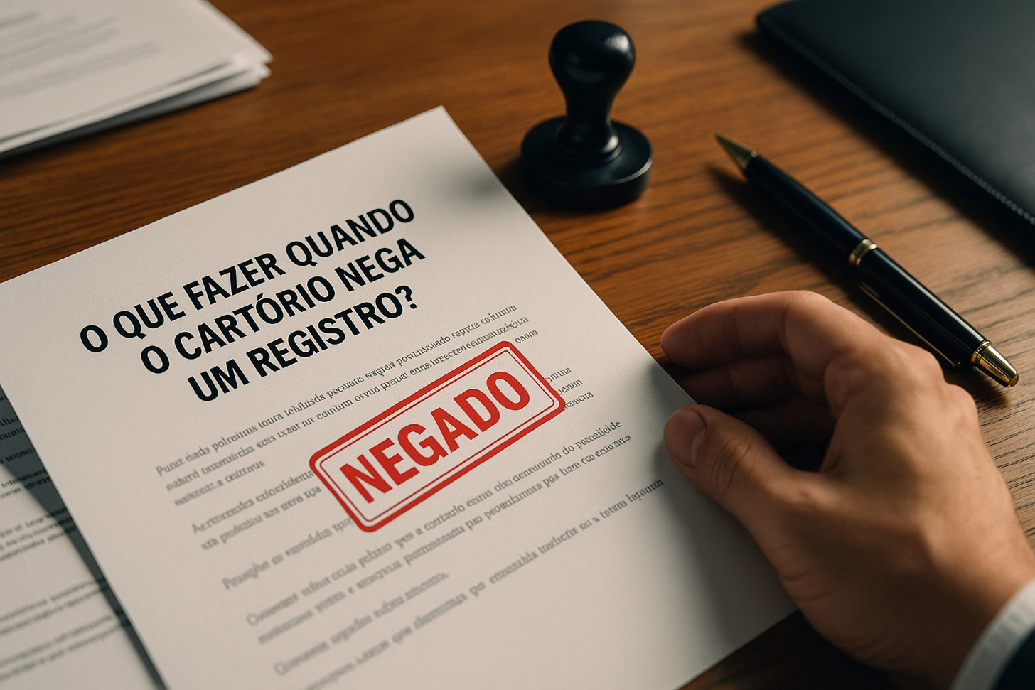 O Que Fazer Quando o Cartório Nega um Registro?