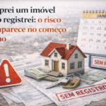 risco de não registrar um imóvel