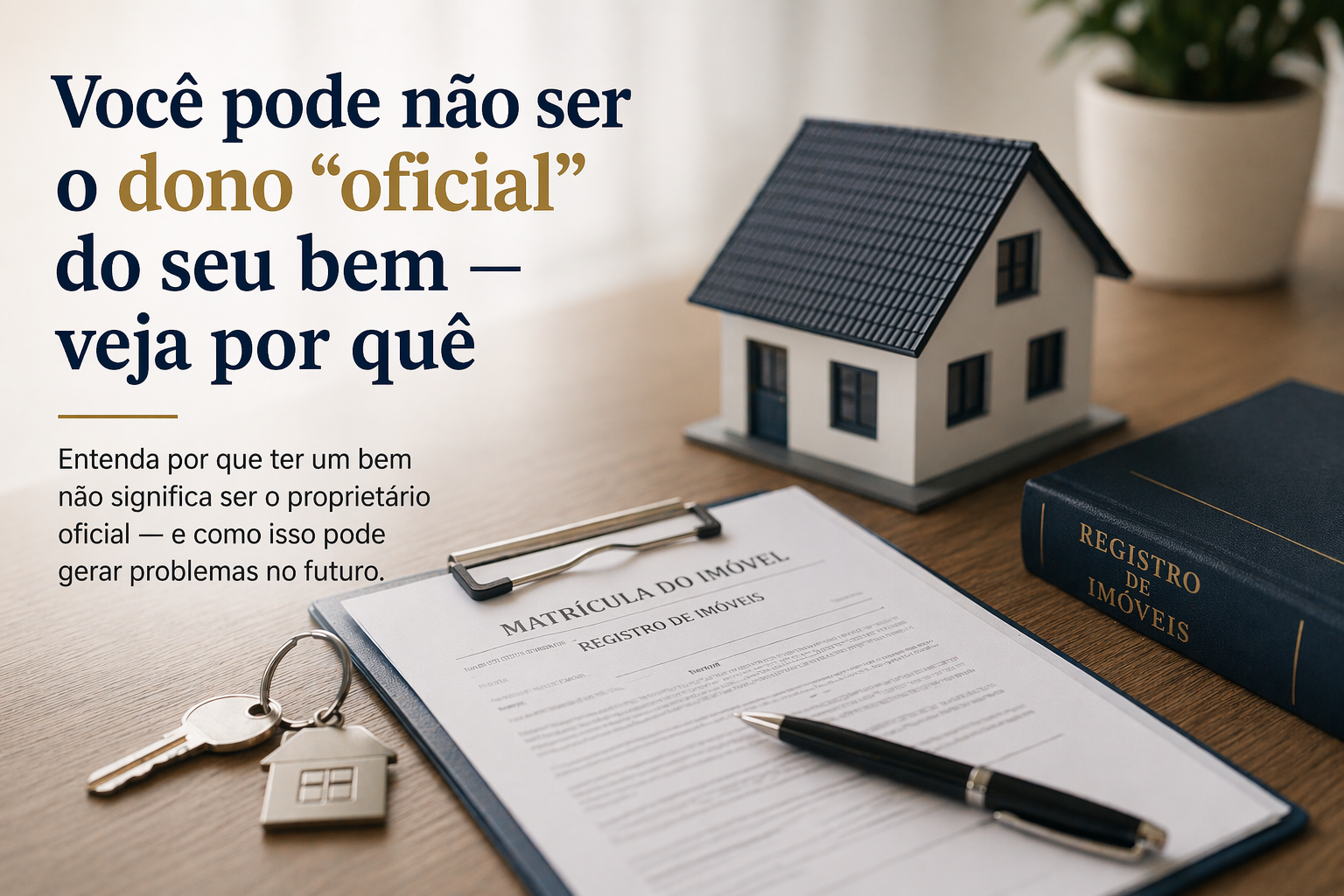 você pode não ser o dono do seu bem, descubra o porquê